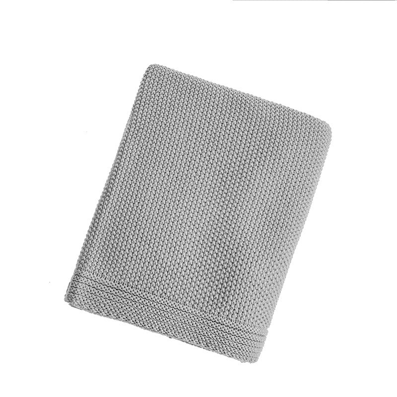 Cozy Knitted Throw Blanket LoungeYard — product view 5