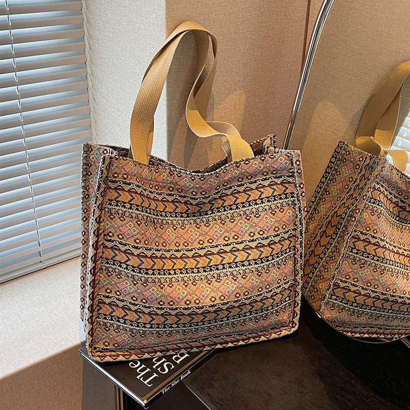 Decorative Bohemian Tote Bag — product view 4