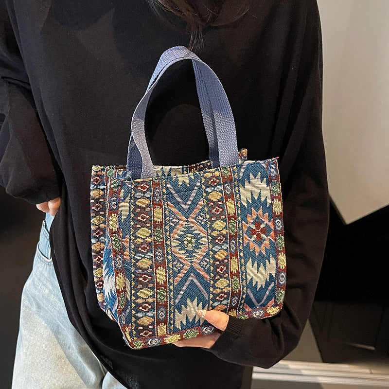 Ethnic Patterned Tote Bag — product view 7