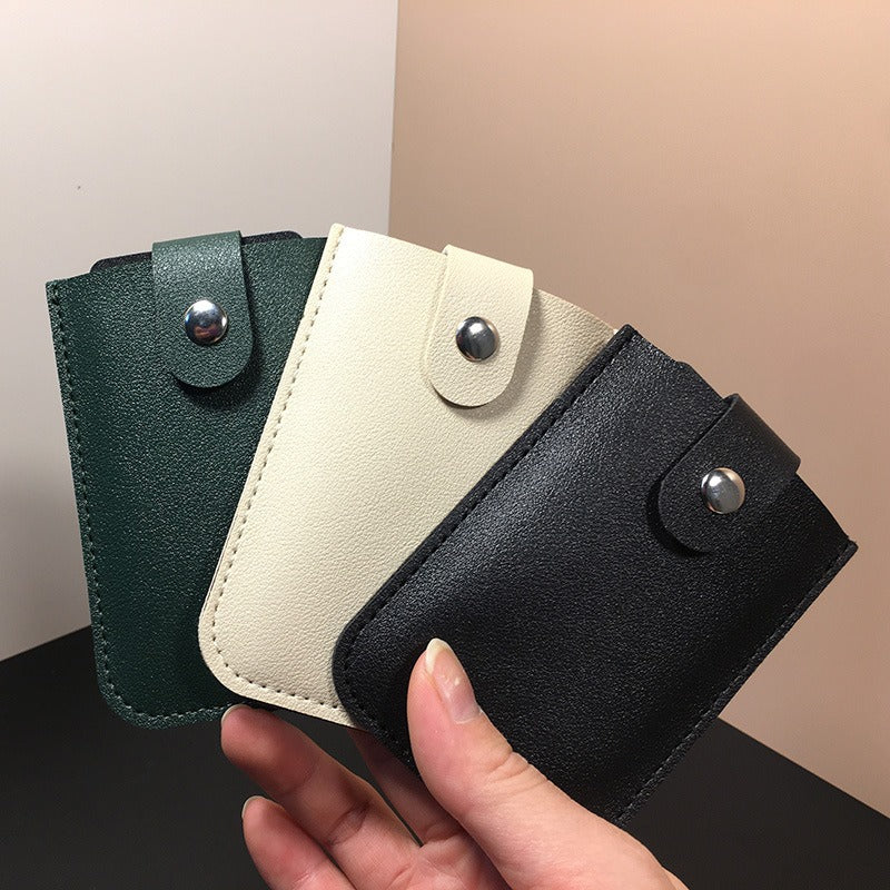 Stylish Leather Card Holder Wallet LoungeYard — product view 3
