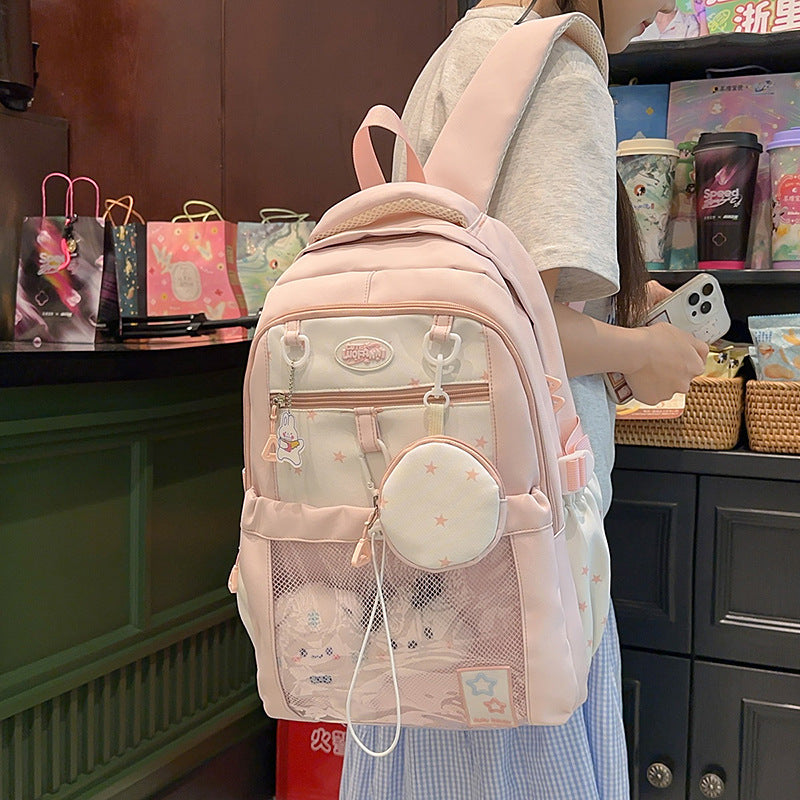 Functional Star-Embellished Backpack LoungeYard — product view 3