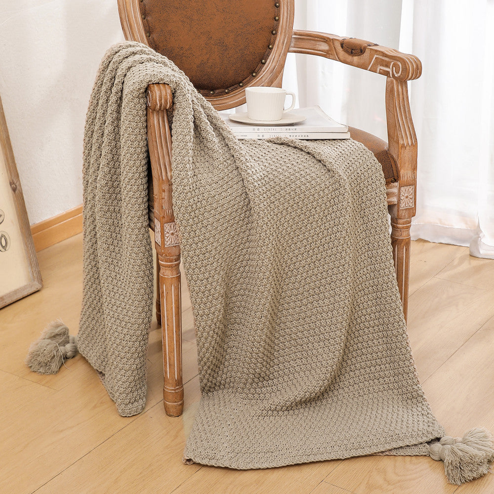 Plush Woven Decorative Throw Blanket LoungeYard — product view 7
