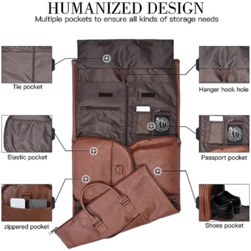 Elegant Travel Bag with Double Side Pockets LoungeYard — product view 4