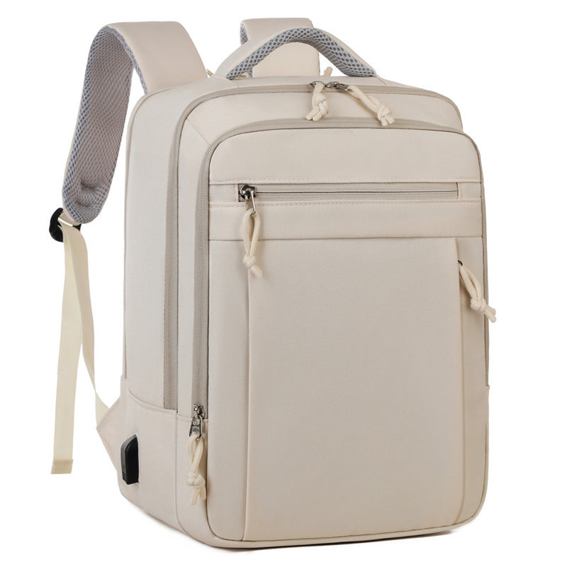Functional backpack with ergonomic design and numerous pockets LoungeYard — product view 4