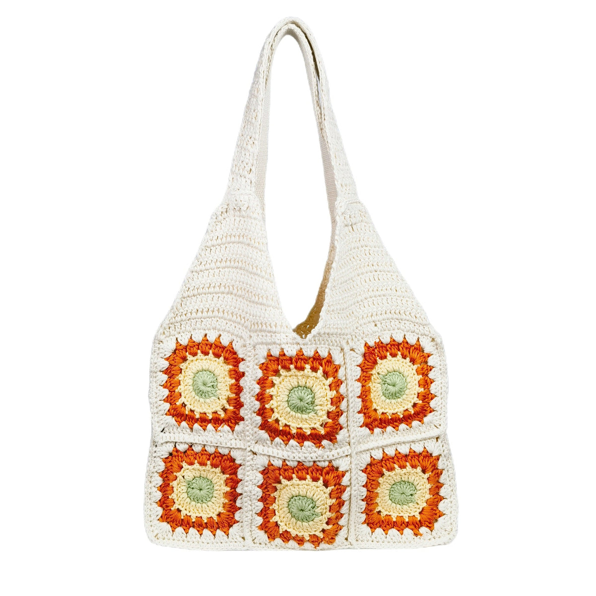 Crochet handbag with retro pattern LoungeYard — product view 5