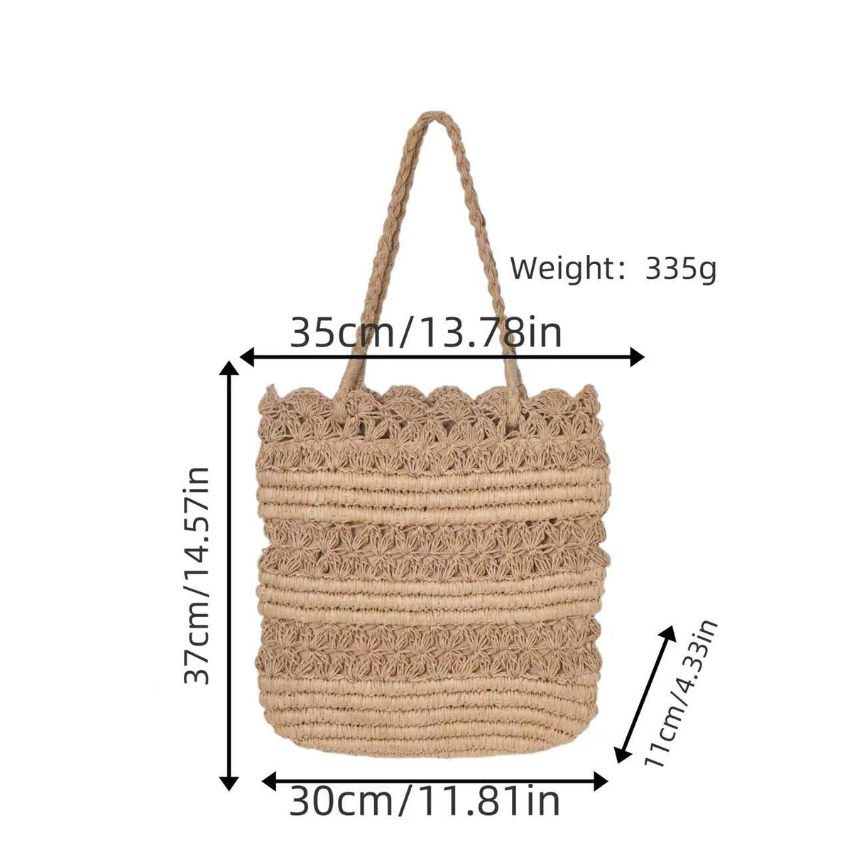 Straw handbag LoungeYard — product view 5