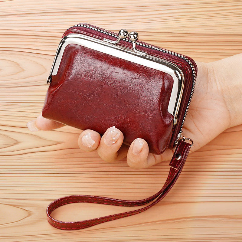 Vintage Leather Coin Pouch — product view 3