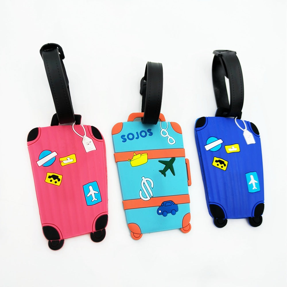 Travel-Themed Luggage Identifier LoungeYard — product view 1