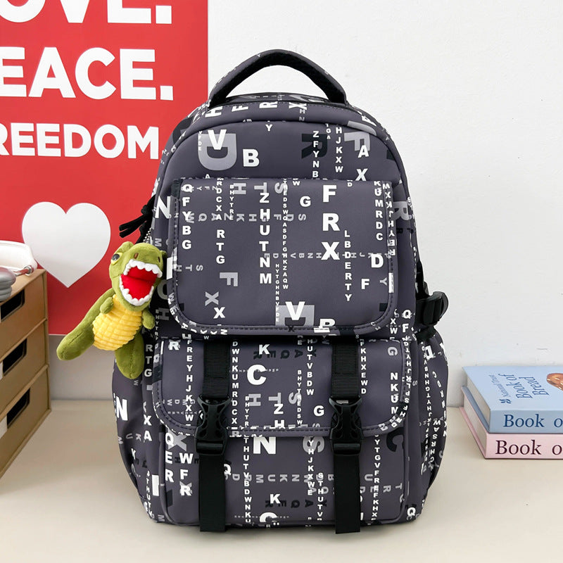 Graphic Print Backpack LoungeYard — product view 6