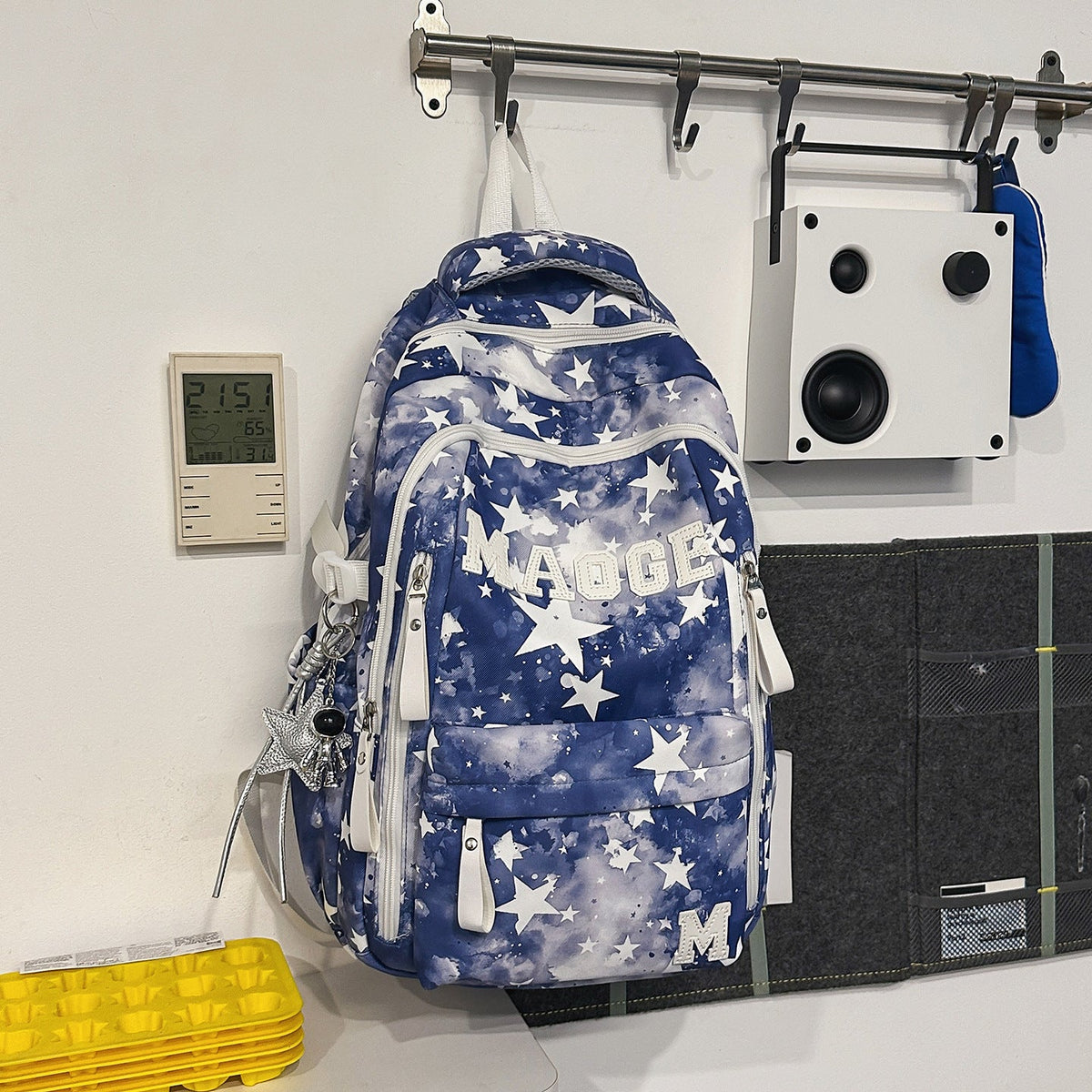 Cosmic Themed Travel Backpack LoungeYard — product view 7