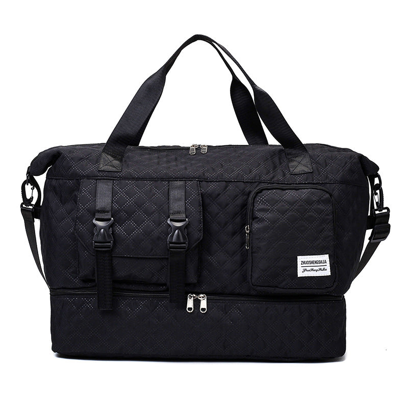 Premium Quilted Weekend Duffel Bag — product view 7