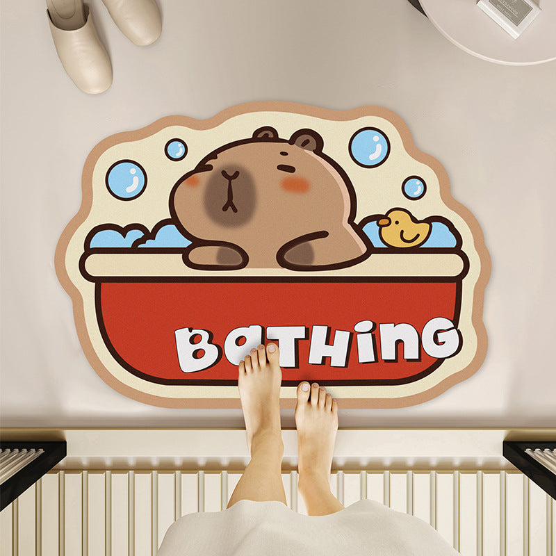 Cartoon Character Door Mat for Home Entryway — product view 5