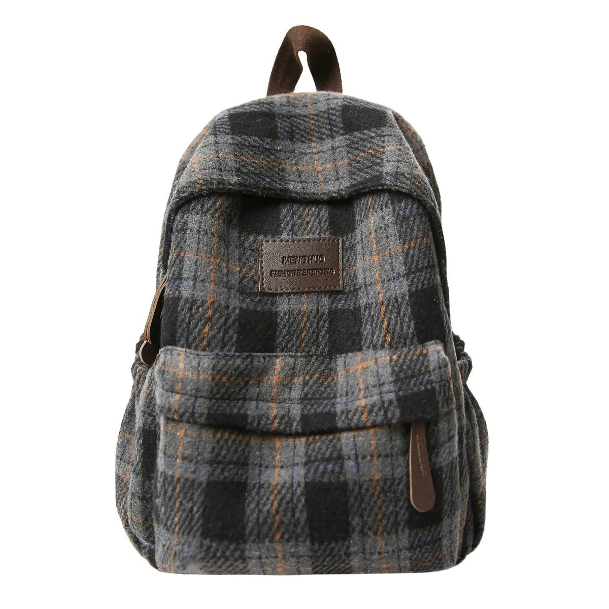 Cozy Plaid Backpack LoungeYard — product view 5
