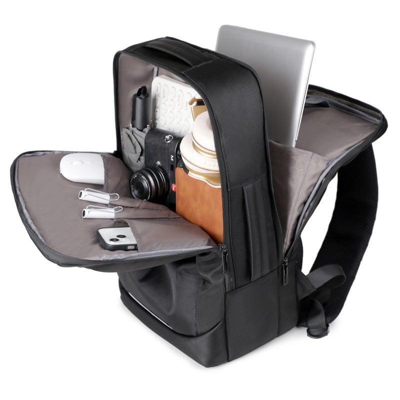 Multifunctional Backpack with Laptop Compartment and Ergonomic Design LoungeYard — product view 3
