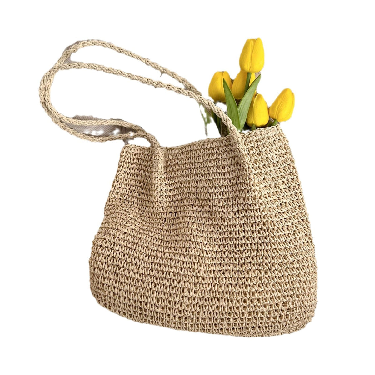 Elegant Bast bag with spacious interior LoungeYard — product view 5