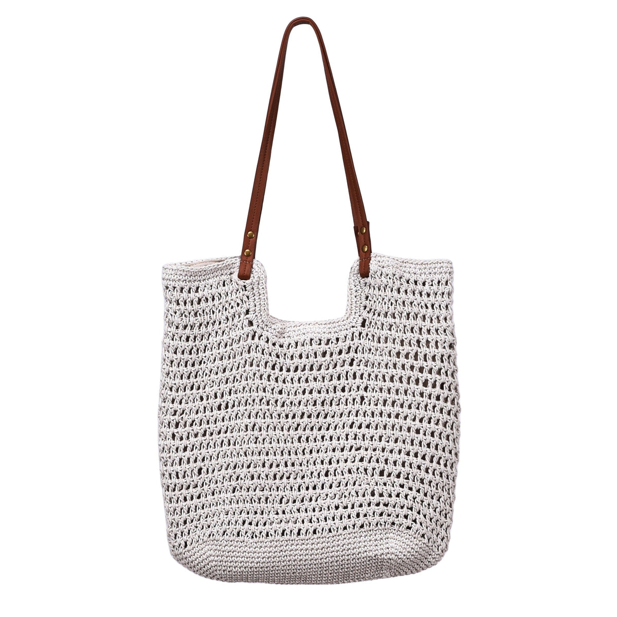 Handmade Macrame Tote Bag LoungeYard — product view 2