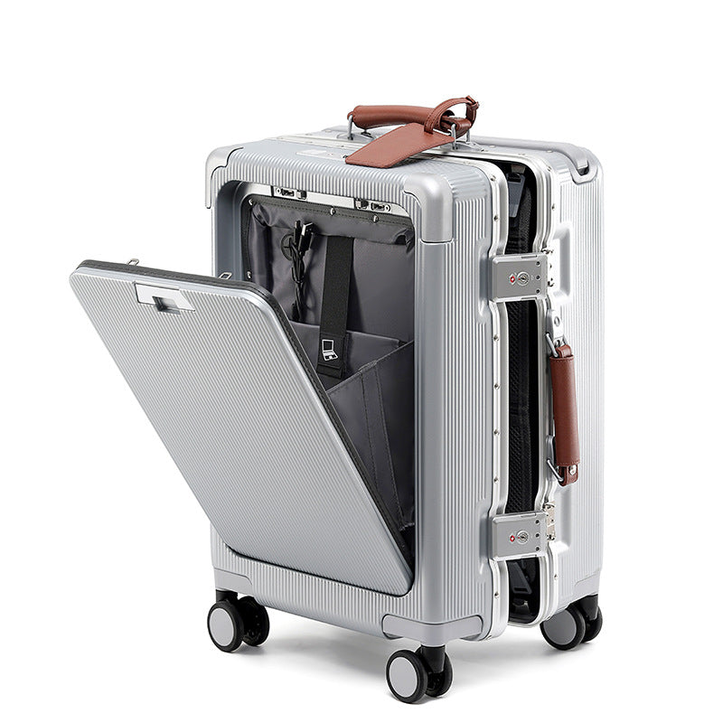 High-Tech Multi-Compartment Travel Suitcase — product view 6