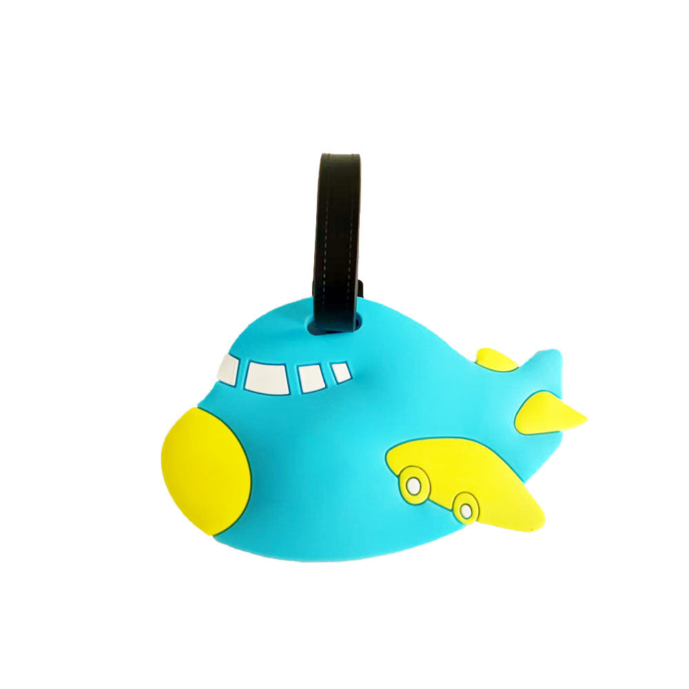 Unisex Airplane-Themed Luggage Tag LoungeYard — product view 5