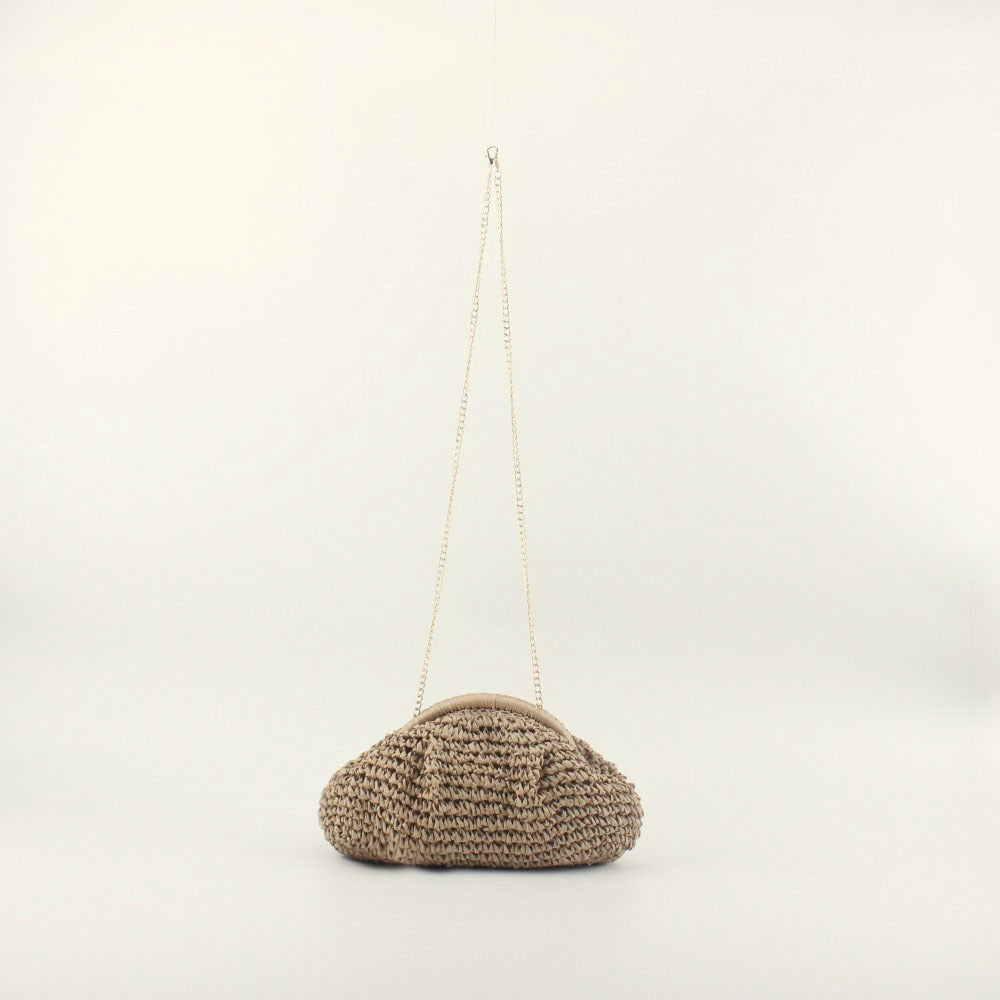 Clutch with decorative braided design LoungeYard — product view 6