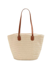 Handcrafted Beach Bag Made of Natural Material with Sturdy Handles LoungeYard