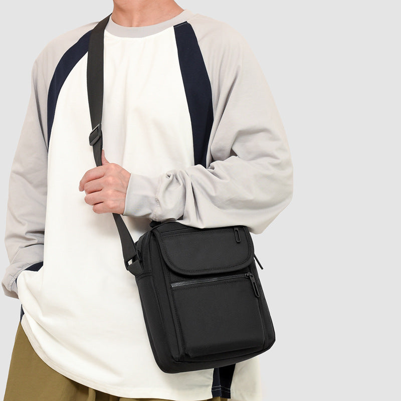 Compact Multi-Pocket Messenger Bag LoungeYard — product view 2