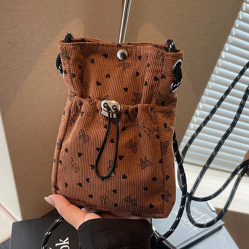 Casual Drawstring Mini Crossbody Bag — product view 4