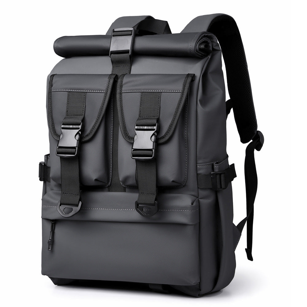 Roll-Top Urban Backpack LoungeYard — product view 4