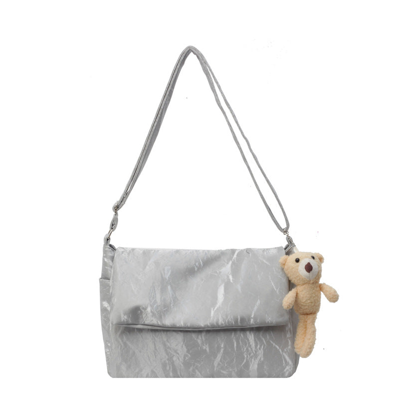 Textured Slouchy Shoulder Bag — product view 5