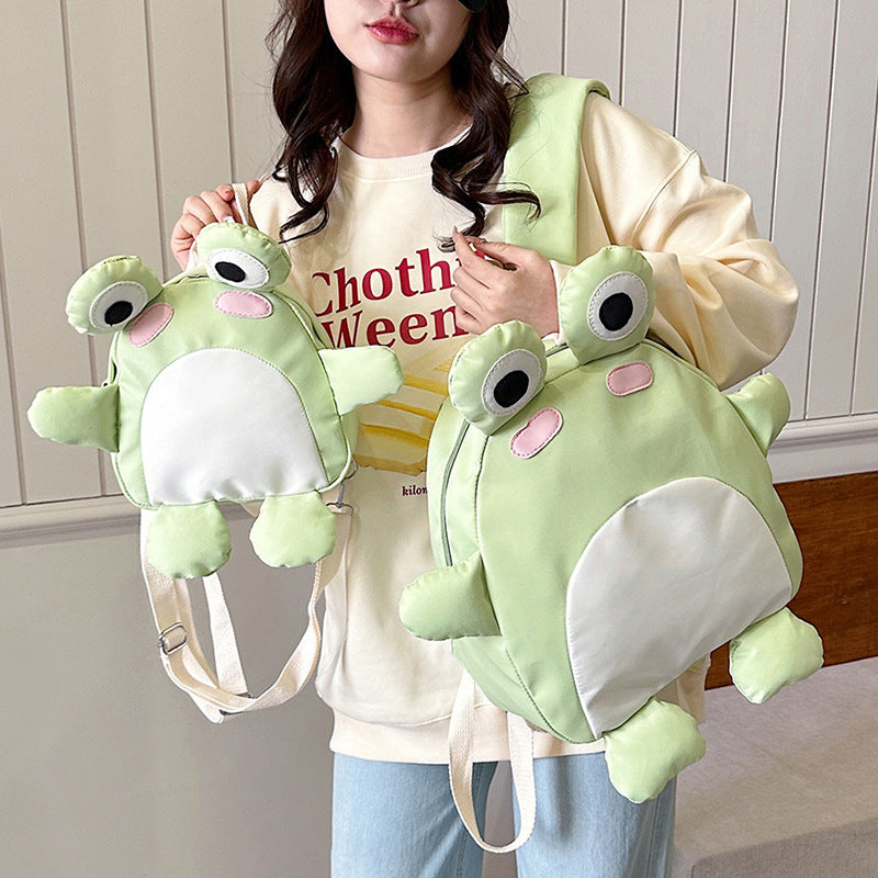 Cute Frog Backpack — product view 3