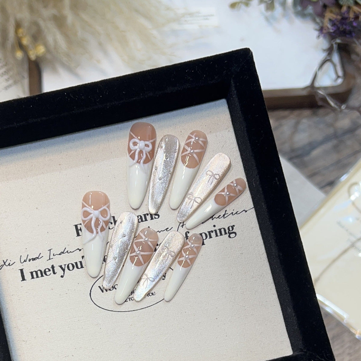 Premium Decorative Press-On Nail Tips — product view 3