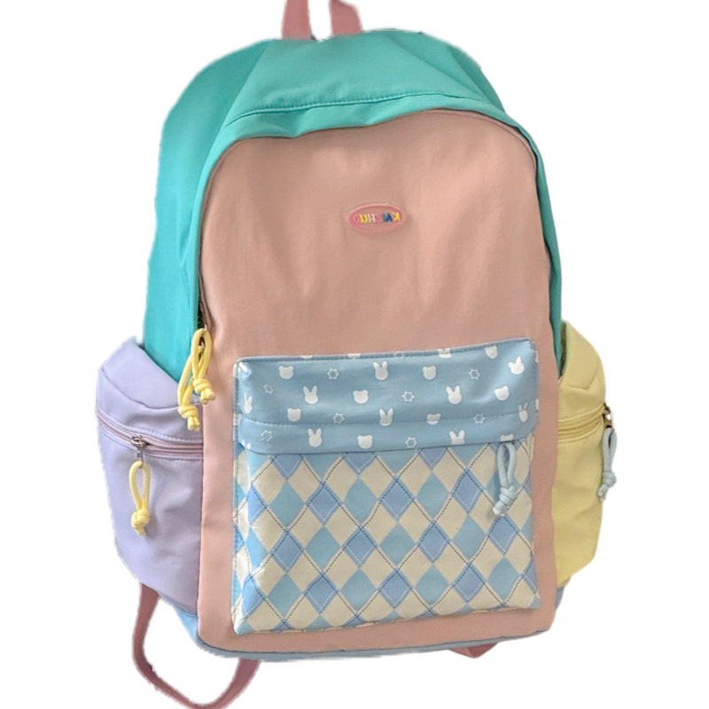Cute Cartoon-Themed Multi-Pocket Backpack LoungeYard — product view 5