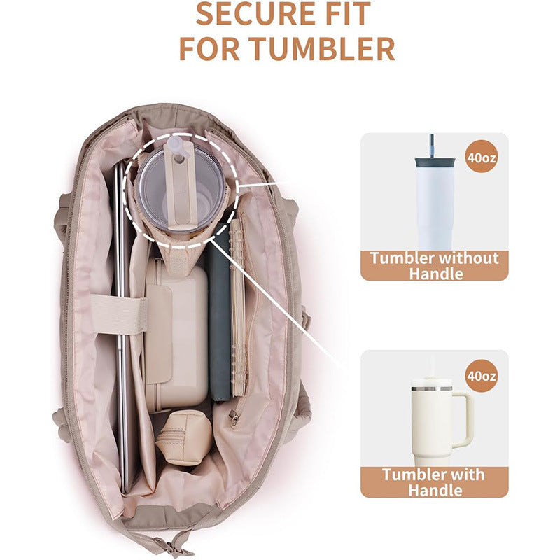 Padded everyday bag with removable inner pouch LoungeYard — product view 3
