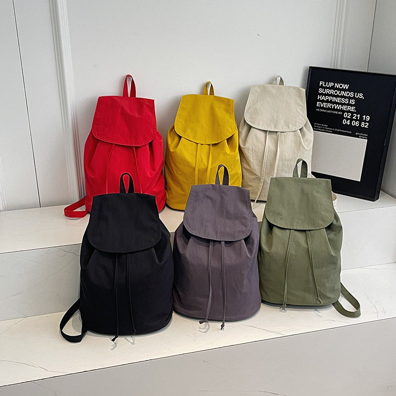 Everyday backpack with drawstring and padded shoulder straps LoungeYard — product view 4