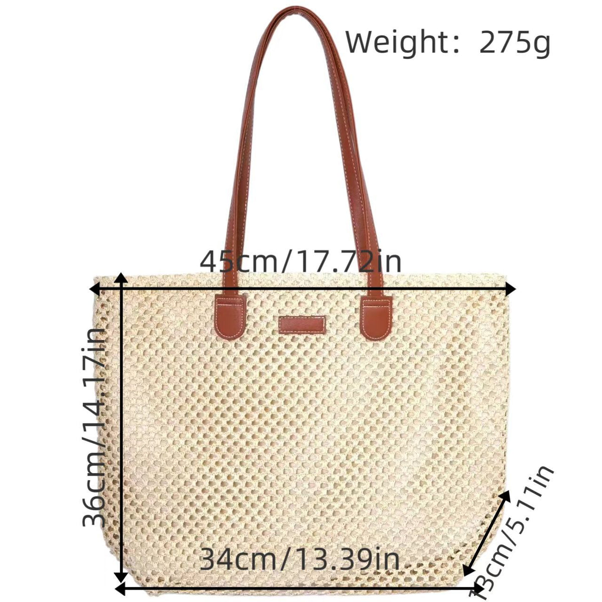 Designer Stroh Shopping Bag LoungeYard — product view 5
