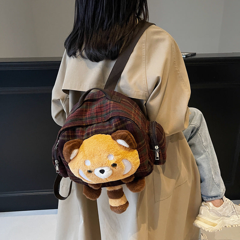 Plush Animal-Themed Mini Backpack — product view 5