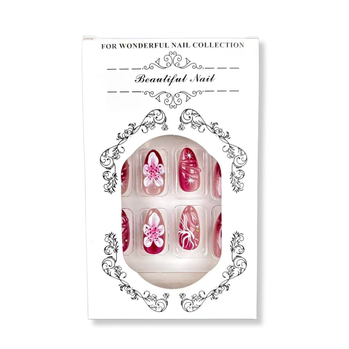 Decorative Floral Nail Art Set — product view 4