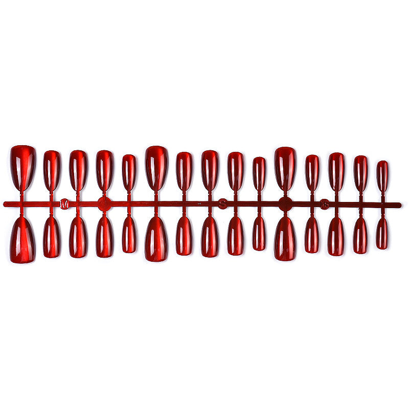 Glossy Coffin-Shaped Press-On Nails — product view 5