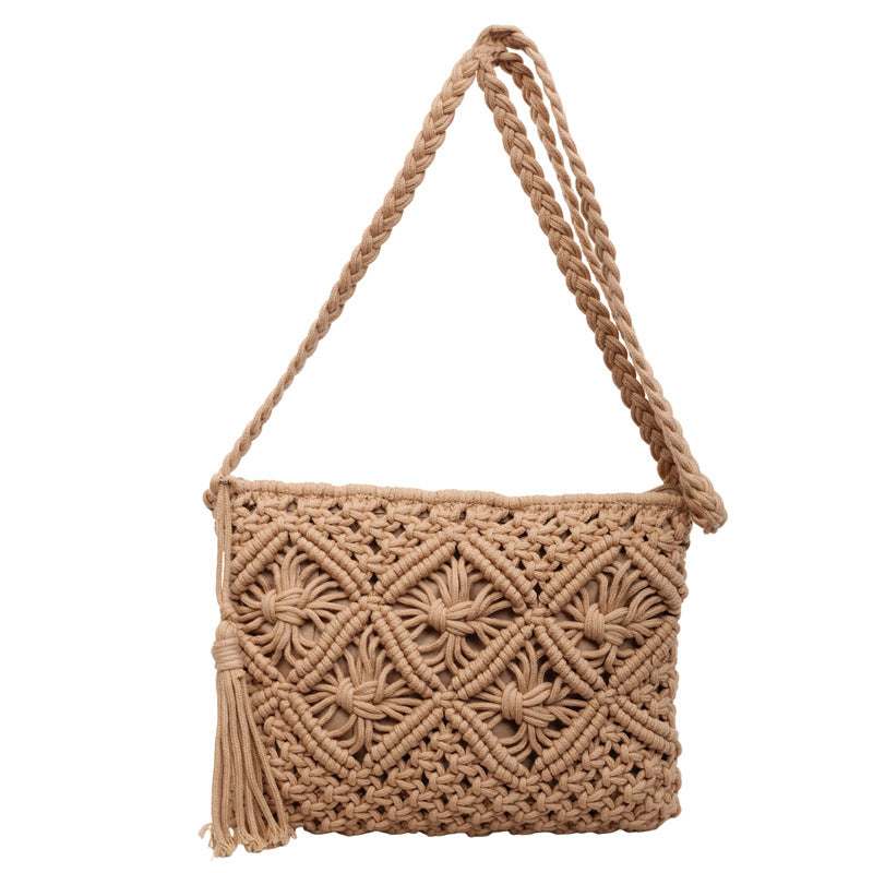 Bohemian Macrame Clutch Bag — product view 5