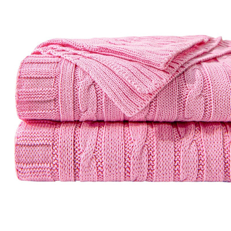 Cozy Cable Knit Throw Blanket — product view 4