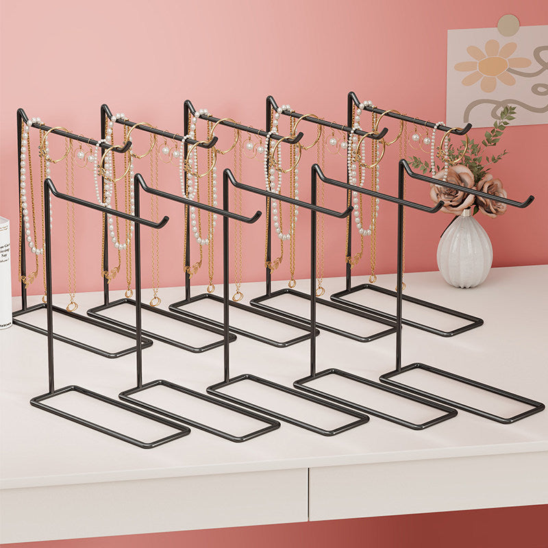 Metal T-Bar Jewelry Display Stand Pair — product view 6