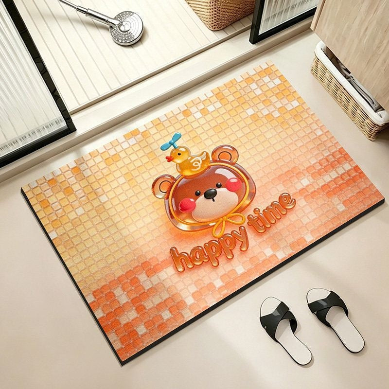 Playful Dog-Themed Bathroom Mat — product view 4