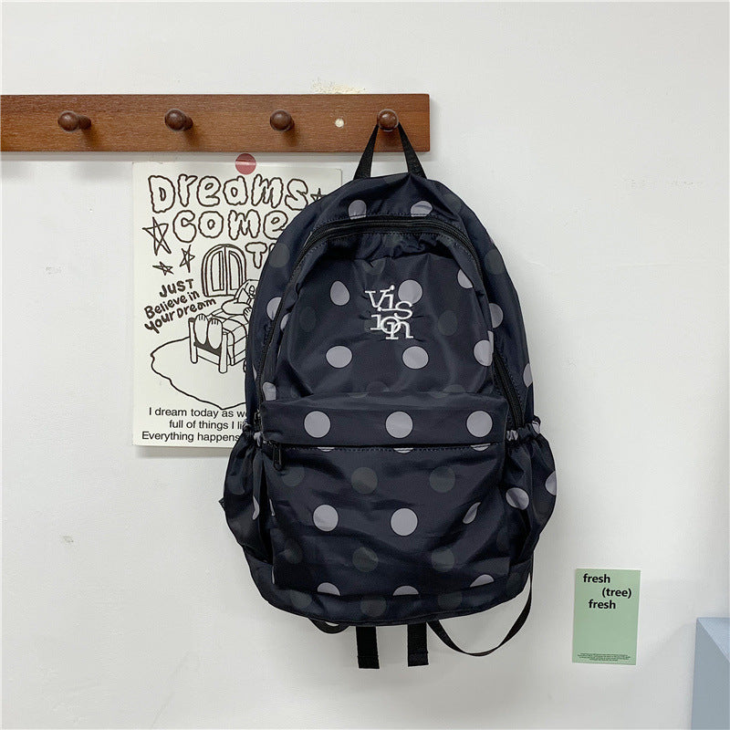 Lightweight Polka Dot Backpack LoungeYard — product view 4