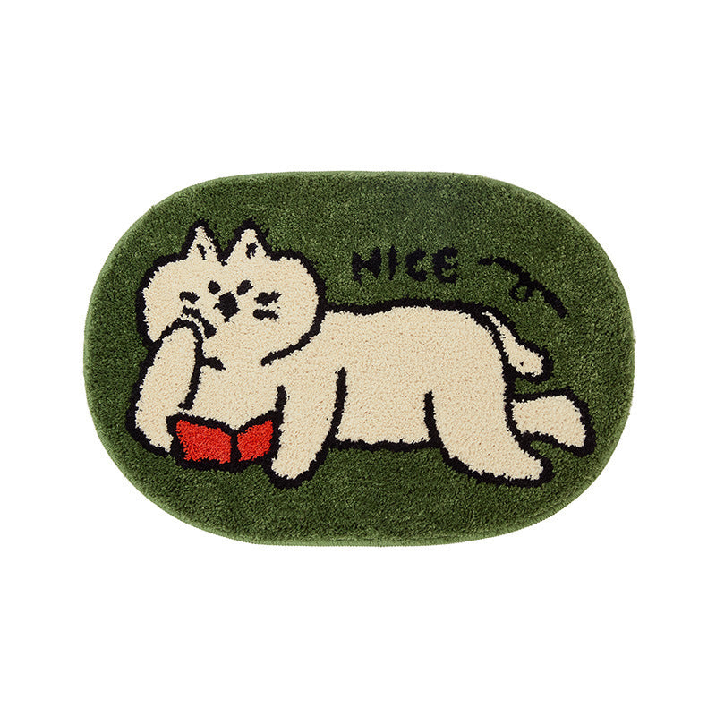 Playful Animal-Themed Bath Mat Bowlift — product view 4