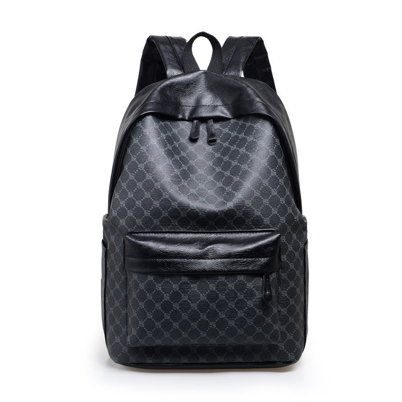 Durable Leather-Accented Daily Backpack LoungeYard — product view 7