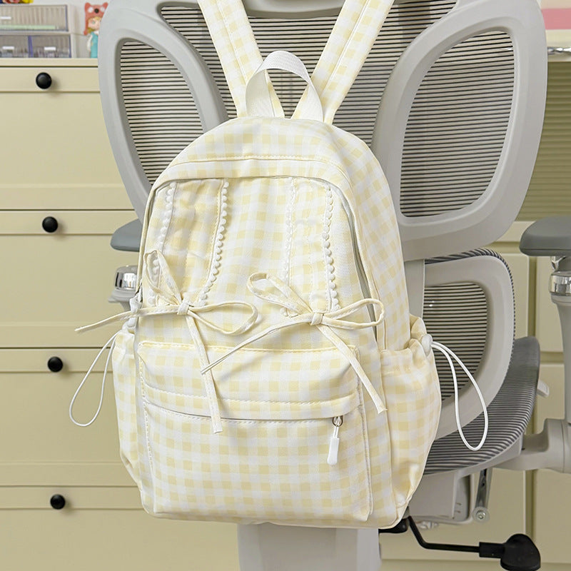 Playful Bunny-Ear Patterned Backpack LoungeYard — product view 6