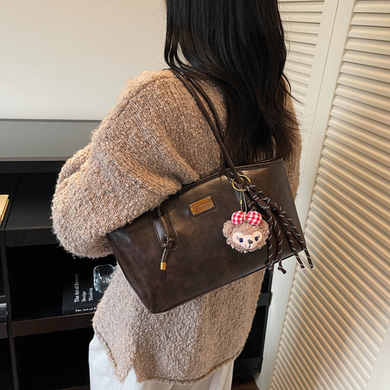 Elegant Structured Shoulder Tote LoungeYard — product view 4