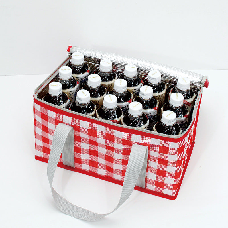 Women cooler bag with insulating interior and practical carrying handle LoungeYard — product view 3