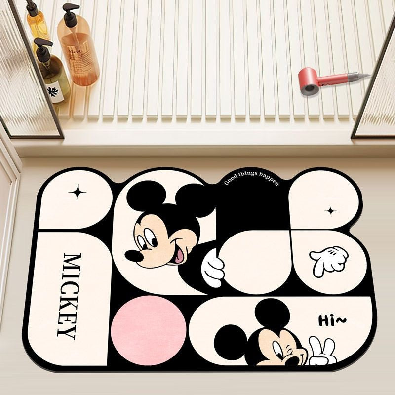 Mickey Mouse Themed Plush Bath Mat — product view 6