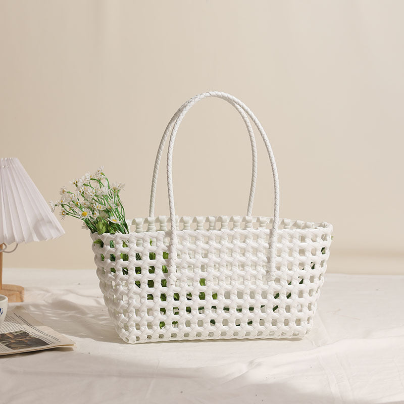 Braided Bast Carrier Bag LoungeYard — product view 6