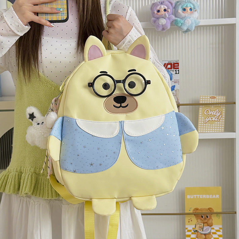 Cartoon-Themed Cute Bear Backpack LoungeYard — product view 2